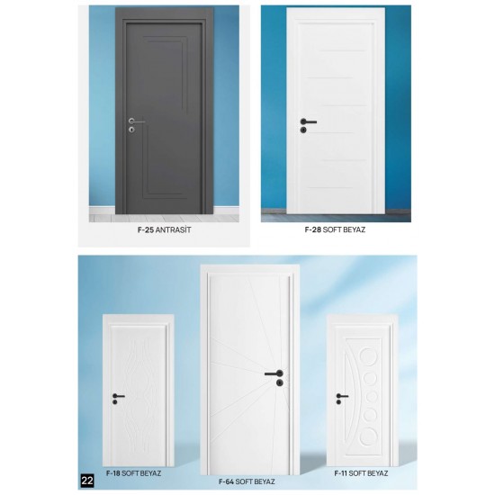 F-25 ANTRASİT  F-28 F-18   F-64   F-11  SOFT BEYAZ