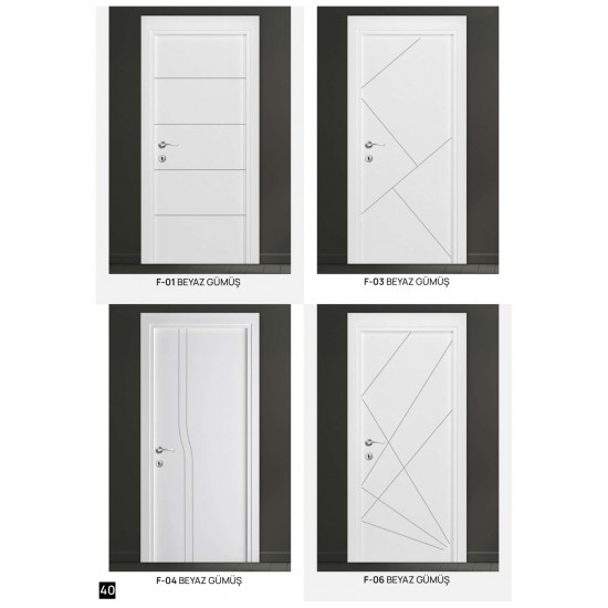 F-01  F-03  F-04  F-06  F-08  F-12 BEYAZ GÜMÜŞ FUGA