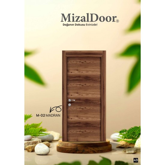 M-02 MADRAN DÜZ MİKROLAMİNE KAPI SERİSİ