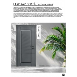 F-55 ANTRASİT LAKE İÇ KAPI