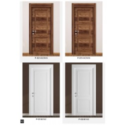 P-02 P-03 MADRAN P-01 P-02 BEYAZ GÖBEKLİ MİKROLAMİNE KAPI