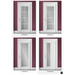 C-01 C-02 C-03 C-04 BEYAZ CAMLI KAPI SERİSİ