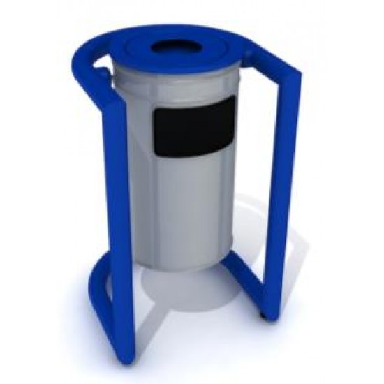 KAFES MODEL ÇÖP KUTUSU BORU AYAKLI