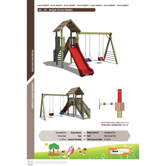 AÇ-02 AHŞAP OYUN GRUBU