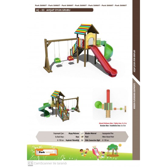 AÇ-03 AHŞAP OYUN GRUBU