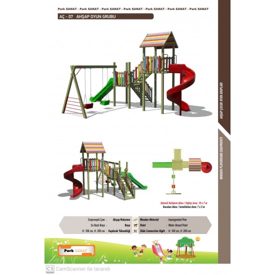 AÇ-07 AHŞAP OYUN GRUBU
