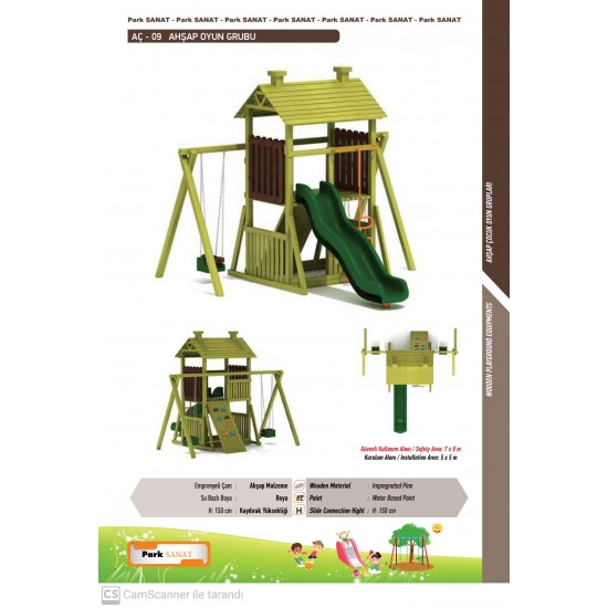 AÇ-09 AHŞAP OYUN GRUBU