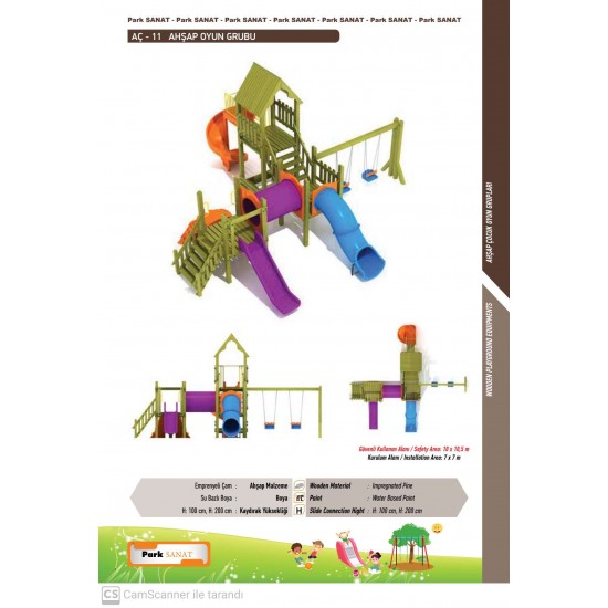 AÇ-11 AHŞAP OYUN GRUBU