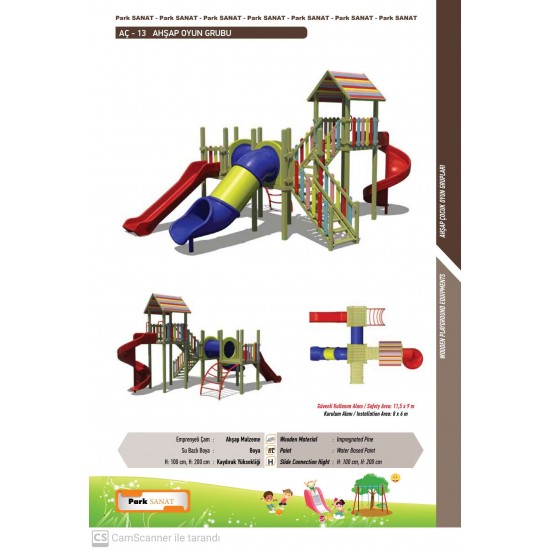 AÇ-13 AHŞAP OYUN GRUBU