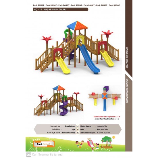 AÇ-15 AHŞAP OYUN GRUBU