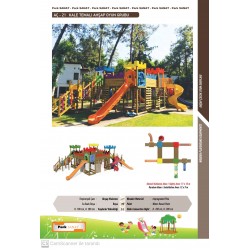 AÇ-21 AHŞAP KALE TEMALI OYUN GRUBU