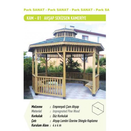 SEKİZGEN 4x4 KAMELYA | AHŞAP ÇARDAK