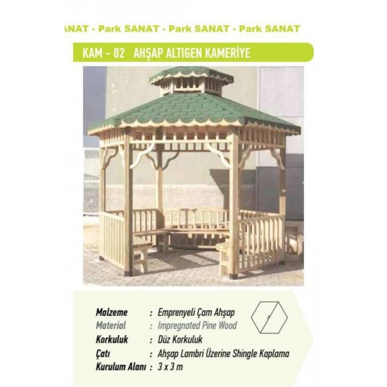 SEKİZGEN 4x4 KAMELYA | AHŞAP ÇARDAK