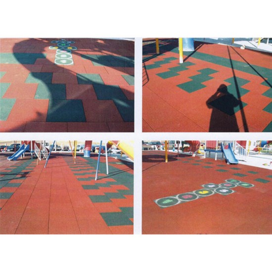 KAUÇUK SEK SEK ZEMİN MALZEMESİ