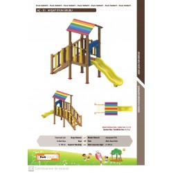 AÇ-01 AHŞAP ÇOCUK OYUN GRUBU