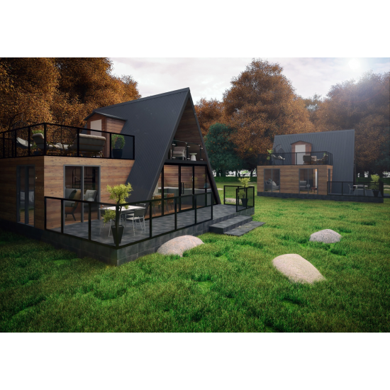 AHŞAP MODERN TASARIM BUNGALOV AHŞAP MODERN TASARIM BUNGALOV